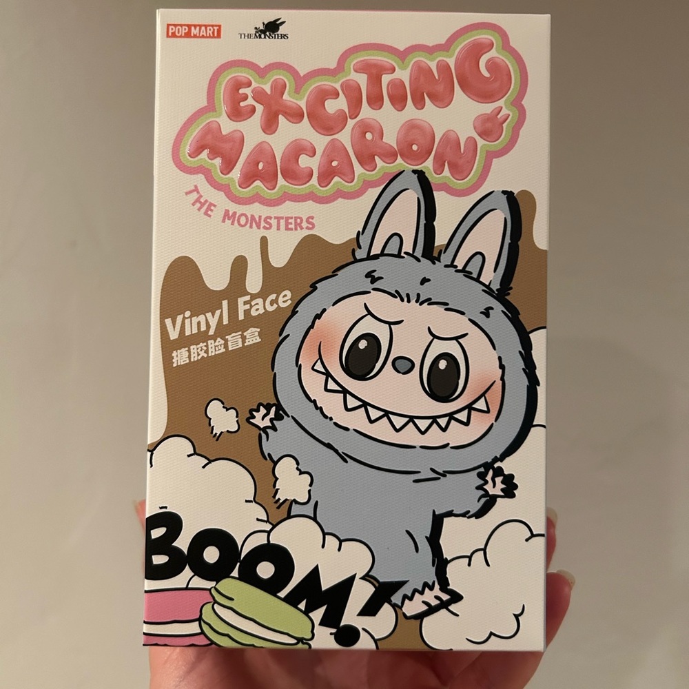 Unopened Pop Mart Exciting Macaron Vinyl Face Toy - Green Grape